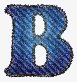 Letter B Png Photo , Png Download - Jeans Alfabeto B, Transparent Png, Free Download