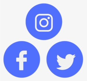 Social Media Icon Blue, HD Png Download, Free Download