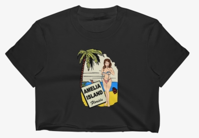 Oops My Bathing Suit Short Sleeve Cropped T-shirt Black - Active Shirt, HD Png Download, Free Download