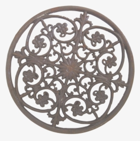 Floral Wall Decor Png Pic - Circle, Transparent Png, Free Download