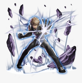 Genos Full Art - One Punch Man Grand Summoners, HD Png Download, Free Download