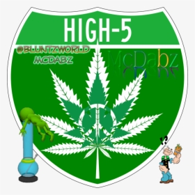 Image - High 5 Marijuana, HD Png Download, Free Download