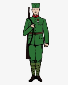 Serbian Soldier Ww1 - Clip Art Transparent Ww1 Soldiers, HD Png Download, Free Download
