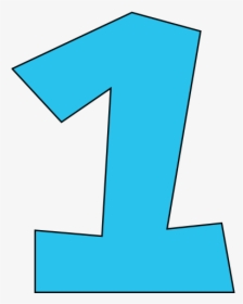 Number One Clip Art At Clker - One Blue Clipart, HD Png Download - kindpng
