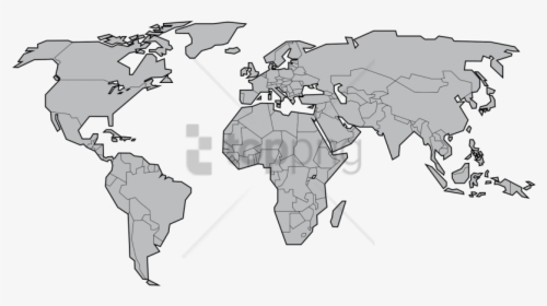 Free Png Download Blank Color World Map Png Png Images - Pubg Sales By Country, Transparent Png, Free Download