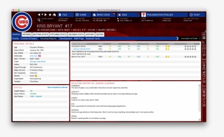 Mlb Scouting Report Team, HD Png Download, Free Download