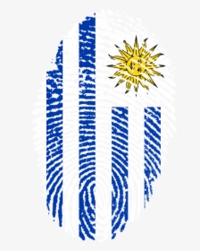 Bandera Uruguay Huella, HD Png Download, Free Download