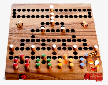 Barikade With Larger Pins Malfiz Wooden Dice Game As - Malefiz Spielbrett, HD Png Download, Free Download