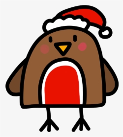 Cute Christmas Robin Clipart, HD Png Download, Free Download