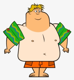Total Drama Owen At The Pool - Total Drama Island Characters Owen, HD Png Download, Free Download