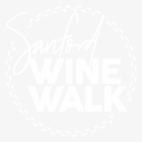 Sanford Wine Walk Logo Trimmed White - Johns Hopkins Logo White, HD Png Download, Free Download