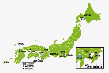 Japan Map , Png Download - Japan Map Vector Png, Transparent Png, Free Download