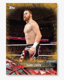 Sami Zayn 2017 Wwe Road To Wrestlemania Base Cards - Wwe, HD Png Download, Free Download