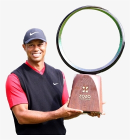 Tiger Woods Png Image Background - Tiger Woods Zozo Win, Transparent Png, Free Download