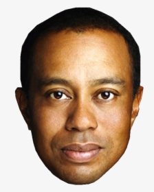 Golfer Tiger Woods Png Free Download - Tiger Woods Close Up, Transparent Png, Free Download