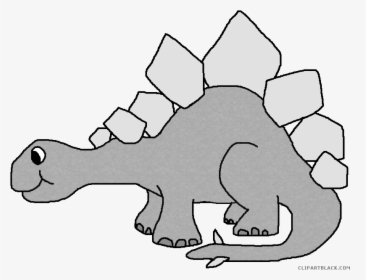 Stegosaurus Clipartblack Com Animal - Free Printable Dinosaur Clip Art, HD Png Download, Free Download