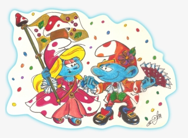 Carnival Smurfs , Png Download - Cartoon, Transparent Png, Free Download