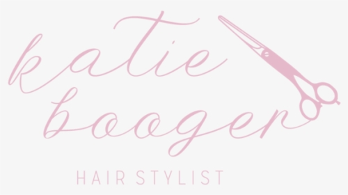 Katie Booger Hair Stylist Pink-12 - Calligraphy, HD Png Download, Free Download