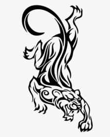 Tiger Tattoo Drawing Idea, HD Png Download - kindpng