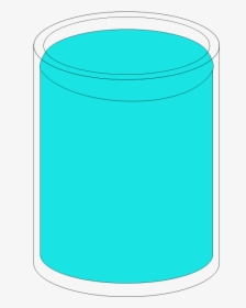 Glass Full Of Water Vector Illustration - Water Glass Clipart Gif, HD Png Download, Free Download