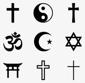 Religion Symbol Png Photos - Hinduism Buddhism Islam Christianity, Transparent Png, Free Download