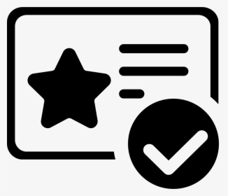 Qualification Icon - White Qualification Icon Png, Transparent Png, Free Download