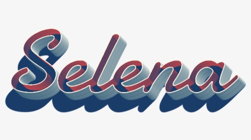 Selena 3d Letter Png Name - Graphic Design, Transparent Png, Free Download