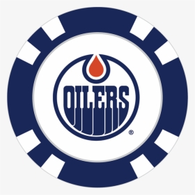 Edmonton Oilers Poker Chip Ball Marker - Edmonton Oilers Logo, HD Png Download, Free Download