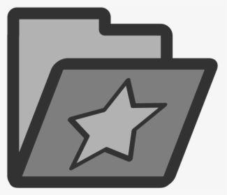 Folder Favorite Star Clipart - Important Folder Icon, HD Png Download, Free Download