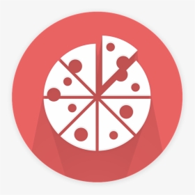 Png Icone Blanc Pizza, Transparent Png, Free Download