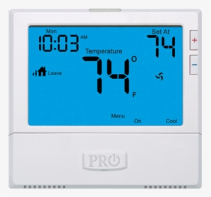 Pro1 T855s, Digital Programmable Thermostat - Large Display Thermostat, HD Png Download, Free Download