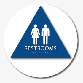Restrooms Sign, HD Png Download, Free Download