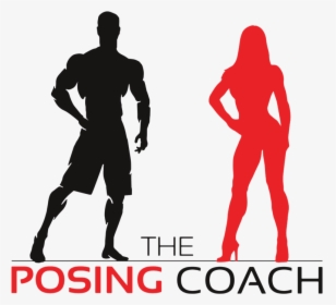 Competition Posing Coach - Bodybuilder Pose Logo, HD Png Download, Free Download