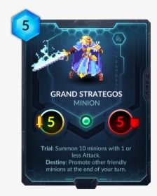 Grand Strategos - Duelyst Card, HD Png Download, Free Download