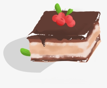 Cereja Chocolate Bolo De Png E Psd - Chocolate Cake, Transparent Png, Free Download