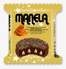 Manela Cocoa Coated Sauce Filled Round Chocolate Cake - Manela, HD Png Download, Free Download