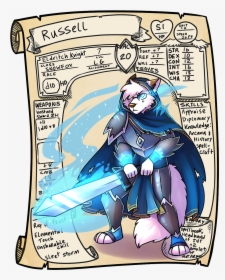 [pathfinder] Ice Eldritch Knight - Cartoon, HD Png Download, Free Download