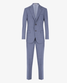 Tailored Wool Stretch Denim Effect Dandy Suit Ss19 - Formal Wear, HD Png Download, Free Download