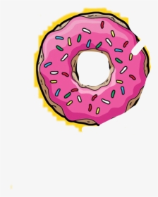 Homer Simpson Donut , Png Download - Donut Clip Art, Transparent Png, Free Download