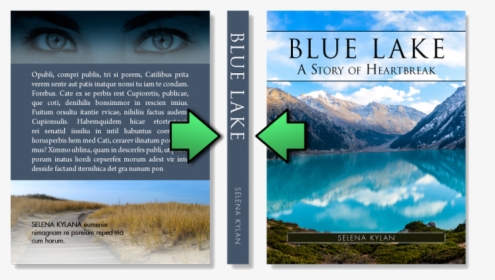 Book Cover Layout - Book Cover With Spine Template, HD Png Download, Free Download