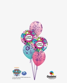 Paw Patrol Birthday Flowers At London Helium Balloons - Qualatex Bubble Balloons Princess, HD Png Download, Free Download