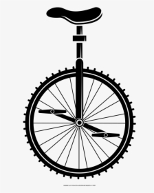 Unicycle Coloring Page - Ahmed Al Trabulsi, HD Png Download, Free Download