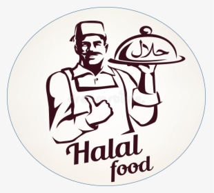 Halal Food Png - Logo Chef With Food, Transparent Png, Free Download