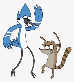 Show Drawing Mordecai - Mordecai And Rigby, HD Png Download, Free Download