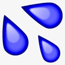 #blue #water #sweat #emoji #blueemoji #bluemojis - Sexting Emojis Kiss, HD Png Download, Free Download