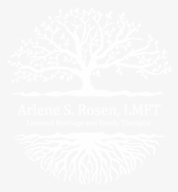 Arlene Rosen Lmft Footer White - Illustration, HD Png Download, Free Download