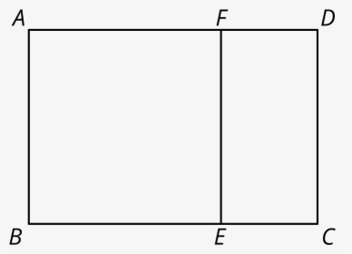A Rectangle Is Labeled Abcd With Horizontal Side Bc - Parallel, HD Png Download, Free Download