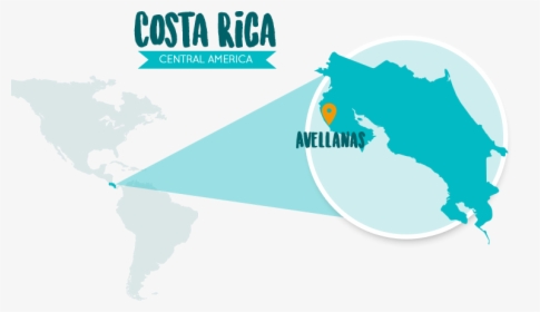 Silhouette Map Of Costa Rica, HD Png Download, Free Download