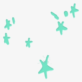 Stars Green Overlay Sticker - Star, HD Png Download, Free Download