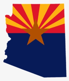 Arizona Flag In State, HD Png Download, Free Download